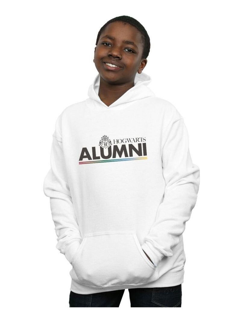 Harry Potter - Sweat à capuche HOGWARTS Blanc - Kiabi
