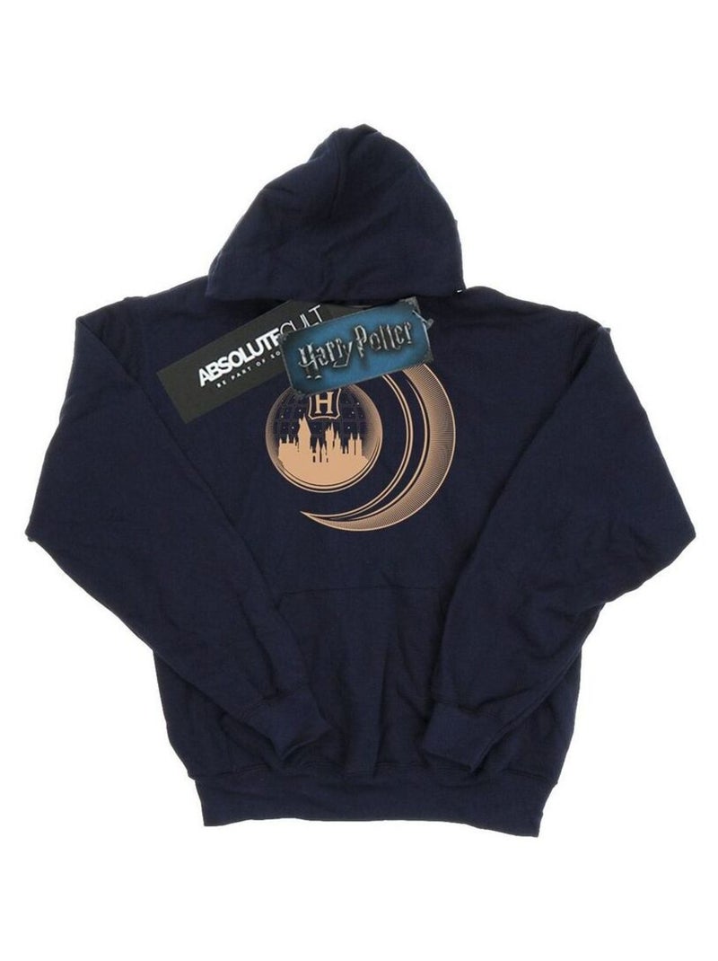 Harry Potter - Sweat à capuche HOGWARTS Bleu marine - Kiabi