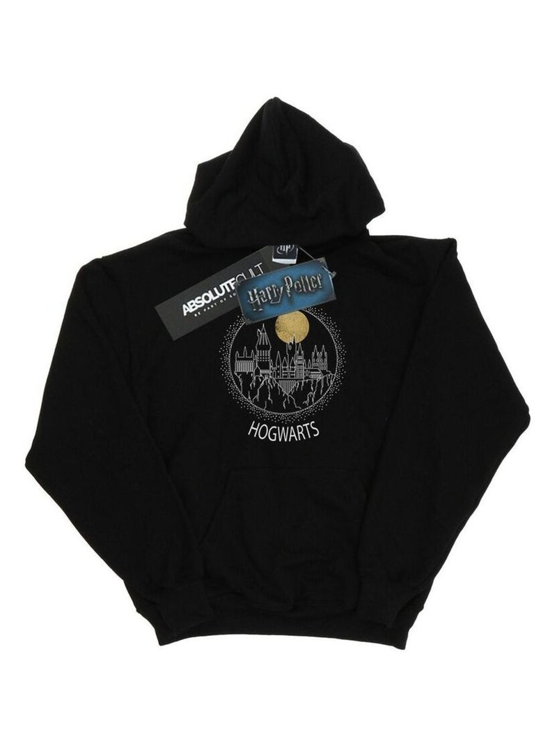 Harry Potter - Sweat à capuche HOGWARTS Noir - Kiabi