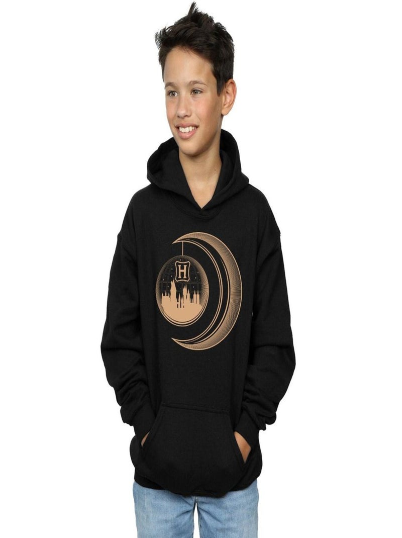 Harry Potter - Sweat à capuche HOGWARTS Noir - Kiabi
