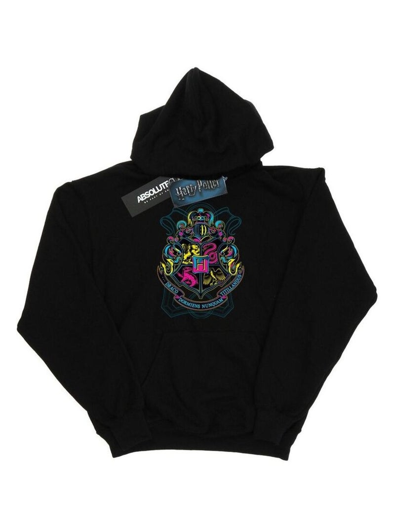 Harry Potter - Sweat à capuche HOGWARTS Noir - Kiabi