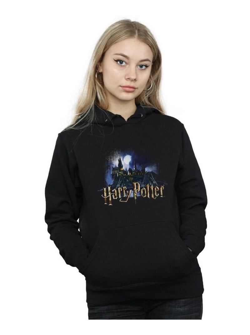 Harry Potter - Sweat à capuche HOGWARTS Noir - Kiabi