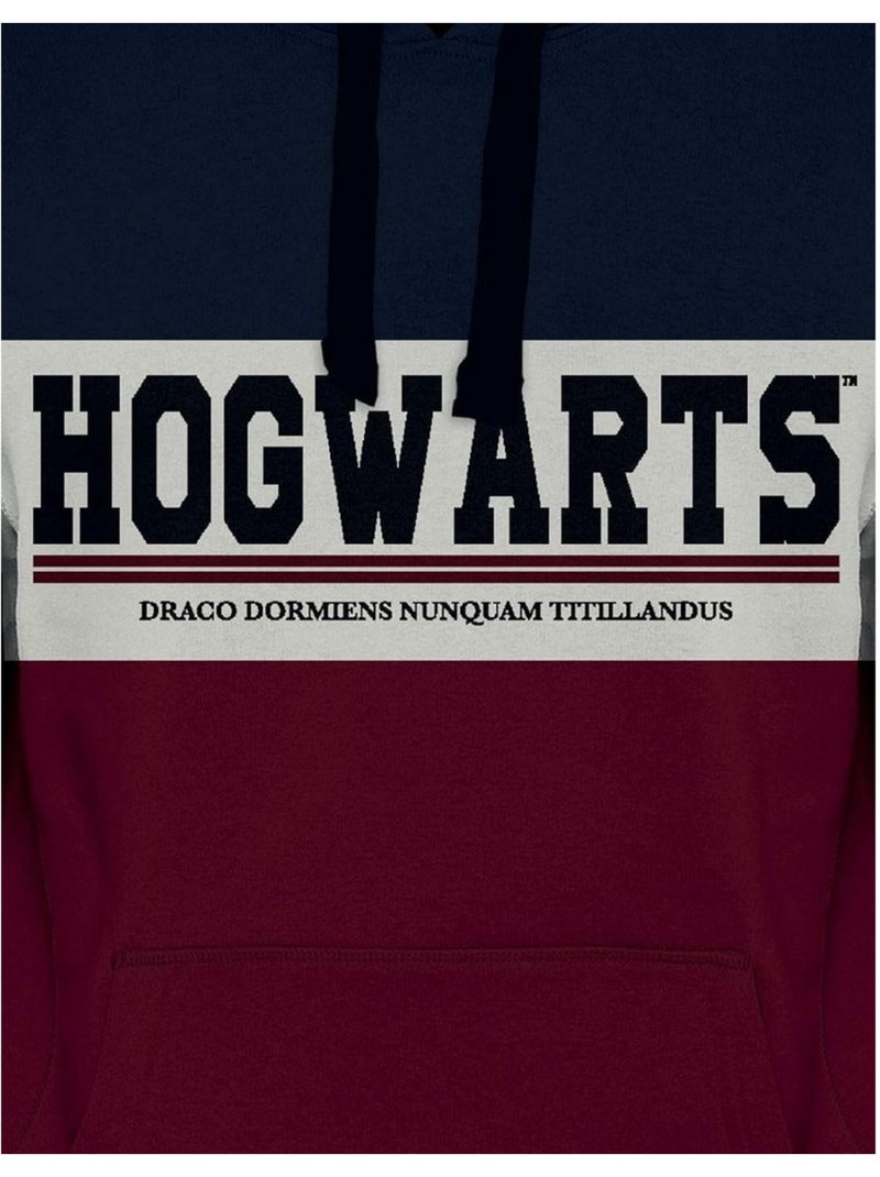 Harry Potter - Sweat à capuche HOGWARTS Noir Rouge - Kiabi