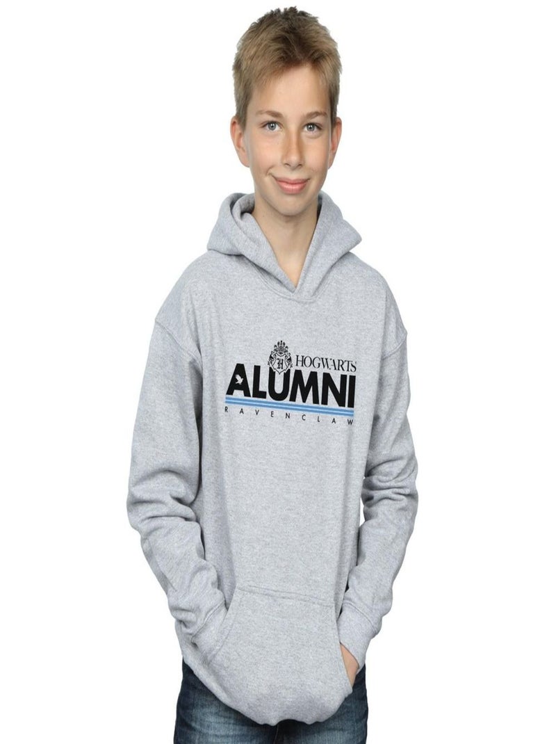 Harry Potter - Sweat à capuche HOGWARTS RAVENCLAW Gris chiné - Kiabi