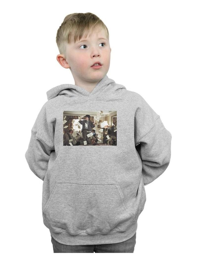 Harry Potter - Sweat à capuche LETTER FROM HOGWARTS Gris chiné - Kiabi