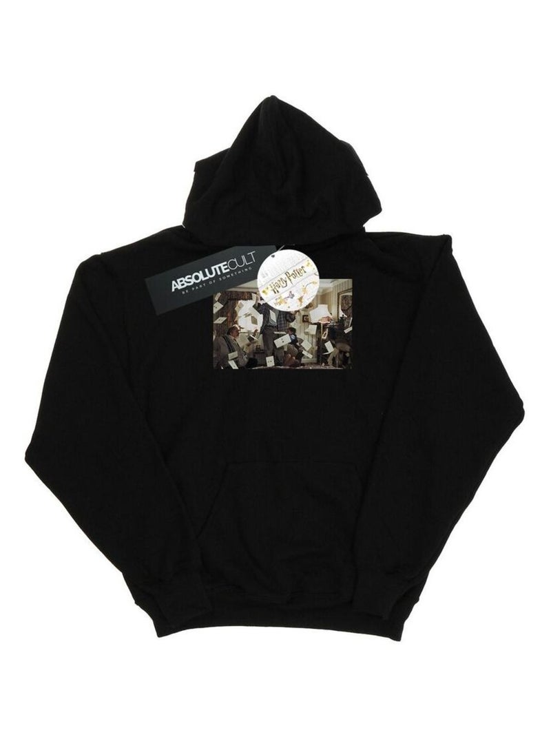 Harry Potter - Sweat à capuche LETTER FROM HOGWARTS Noir - Kiabi