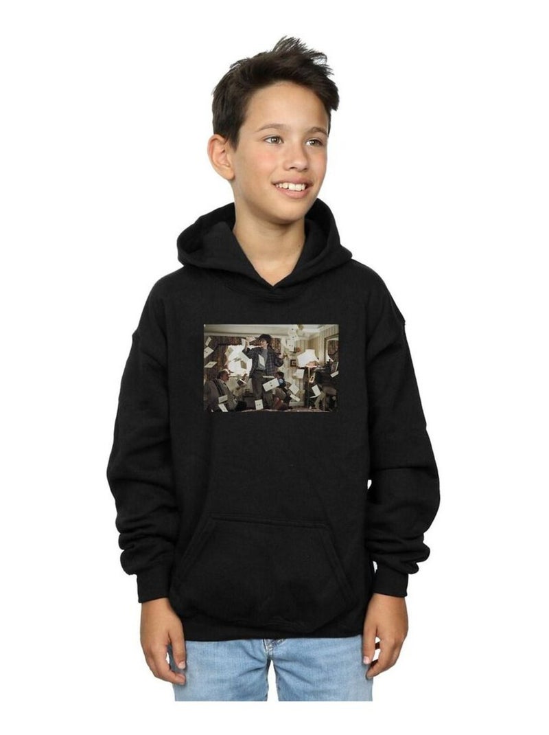 Harry Potter - Sweat à capuche LETTER FROM HOGWARTS Noir - Kiabi