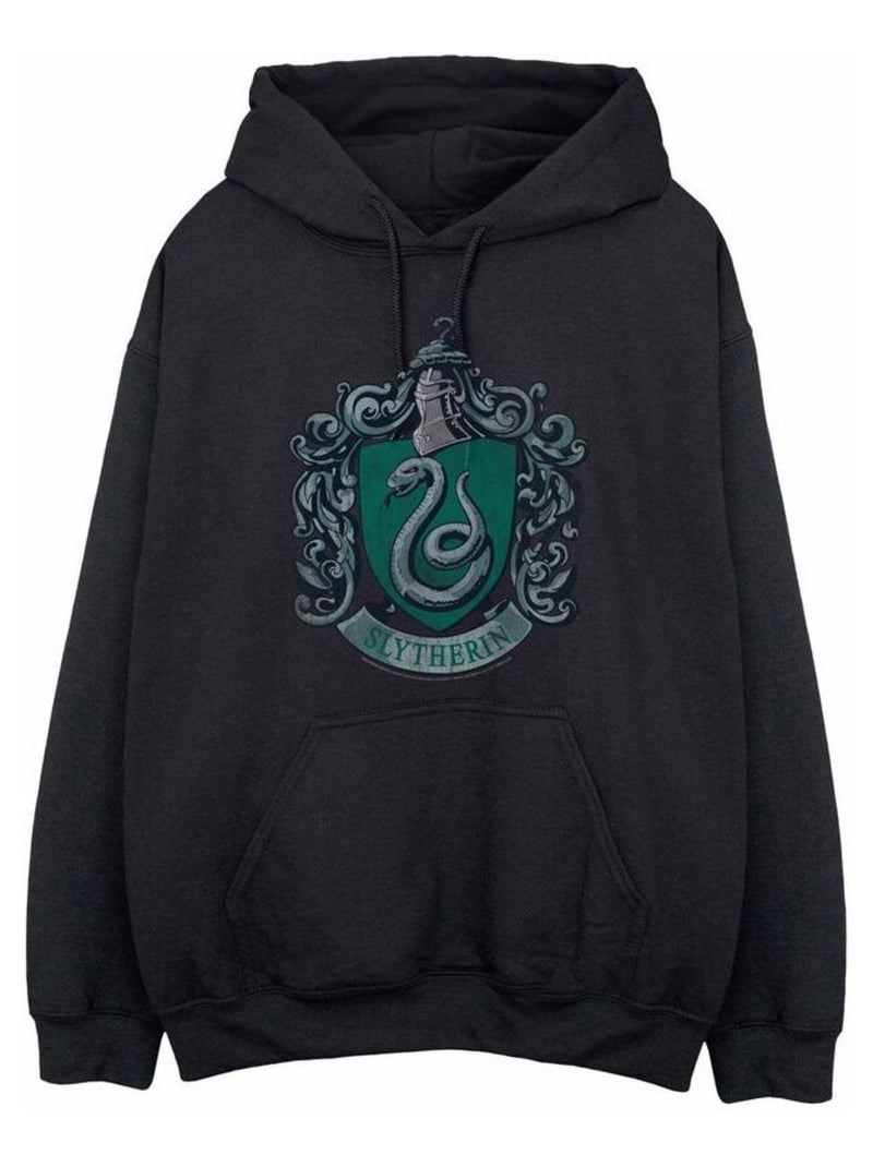 Harry Potter - Sweat à capuche motif/style Serpentard Noir - Kiabi