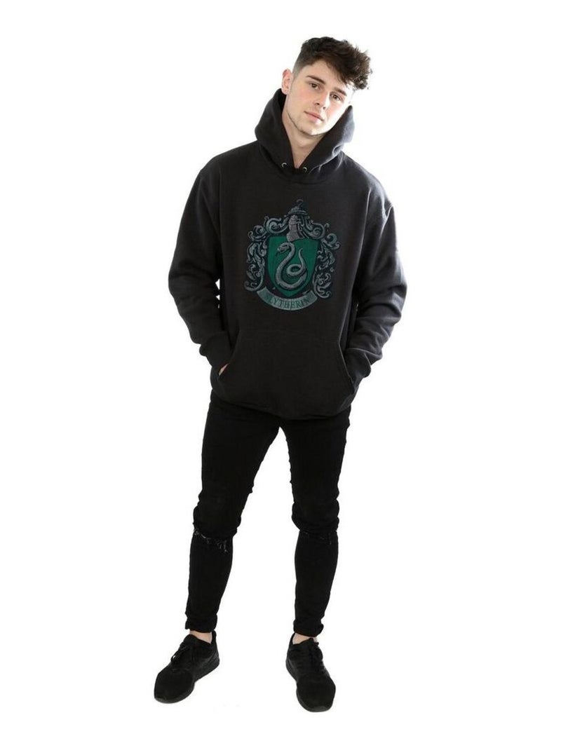 Harry Potter - Sweat à capuche motif/style Serpentard Noir - Kiabi