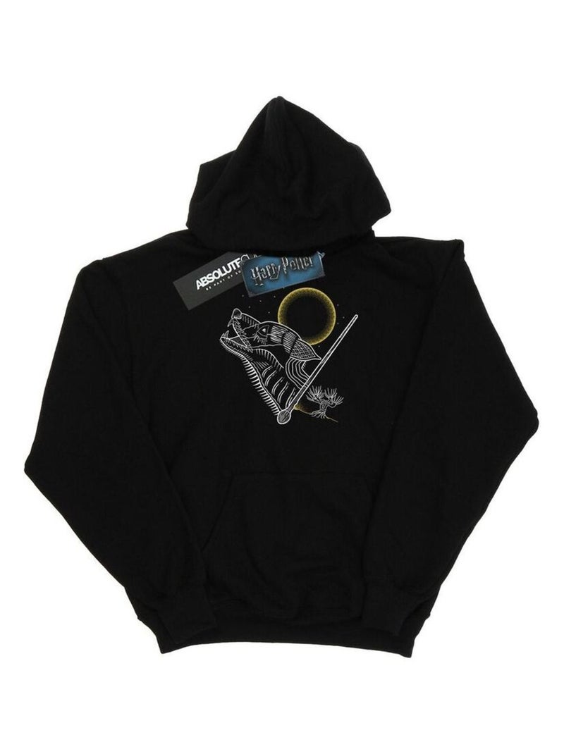 Harry Potter - Sweat à capuche Noir - Kiabi