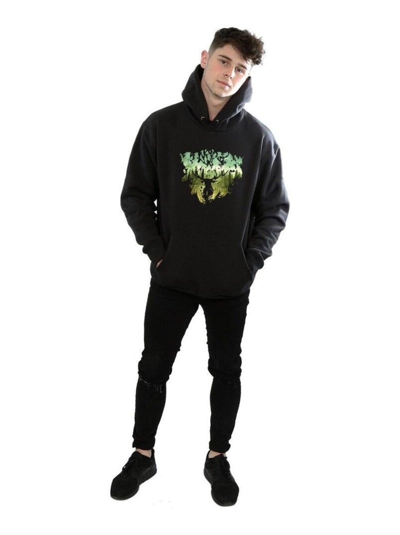 Harry Potter - Sweat à capuche Noir - Kiabi