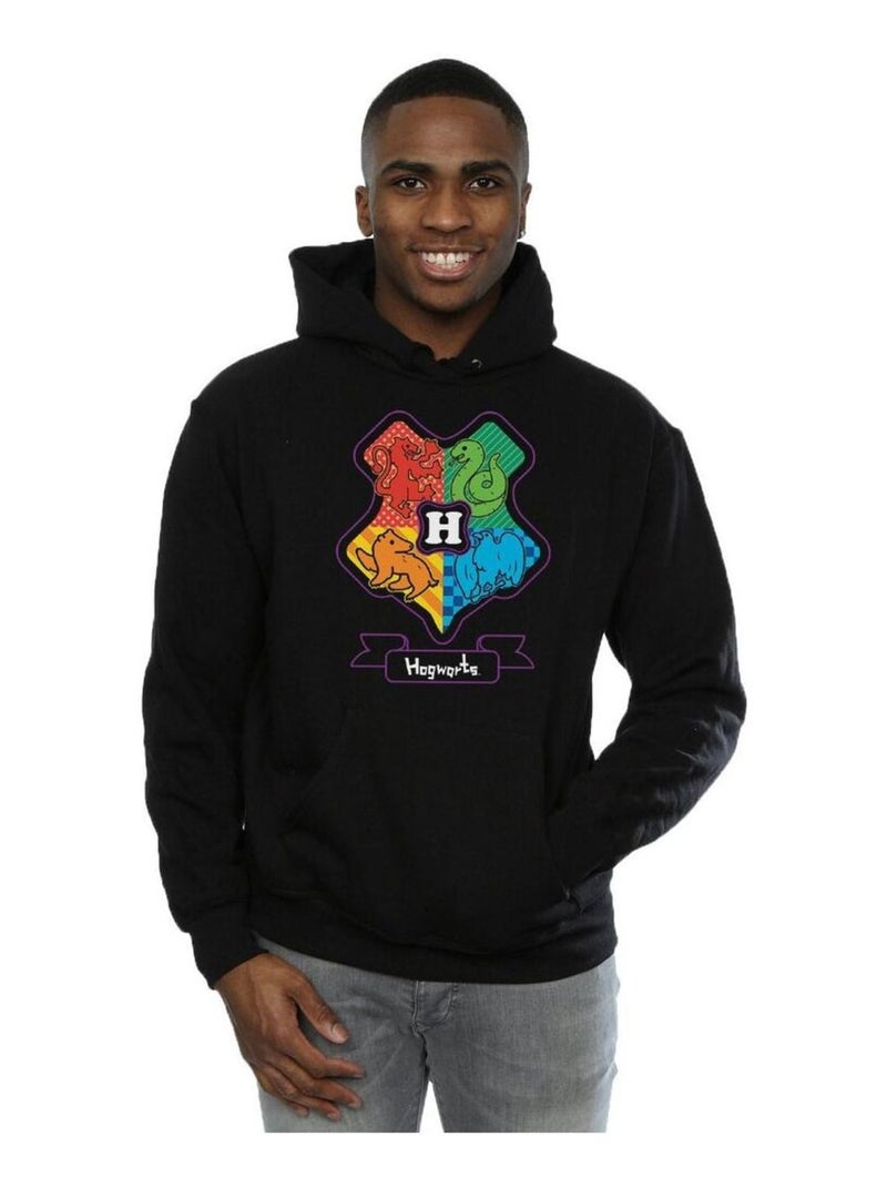 Harry Potter - Sweat à capuche Noir - Kiabi