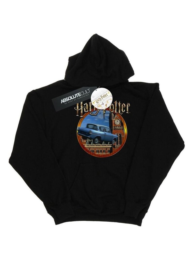 Harry Potter - Sweat à capuche Noir - Kiabi