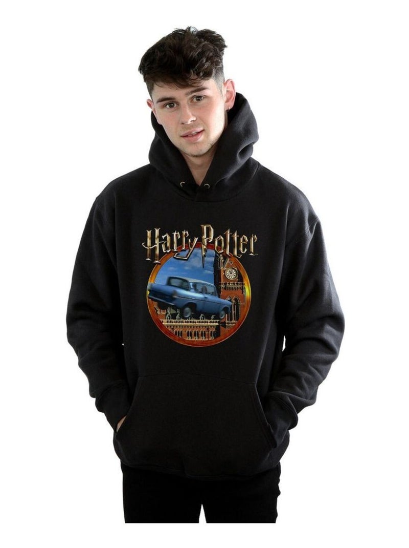 Harry Potter - Sweat à capuche Noir - Kiabi