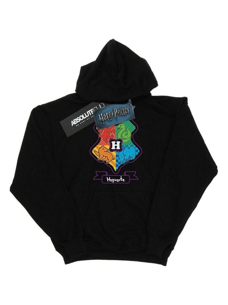 Harry Potter - Sweat à capuche Noir - Kiabi