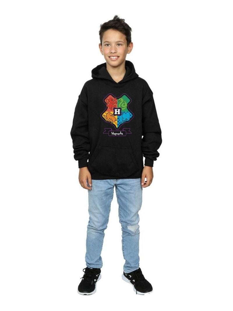 Harry Potter - Sweat à capuche Noir - Kiabi