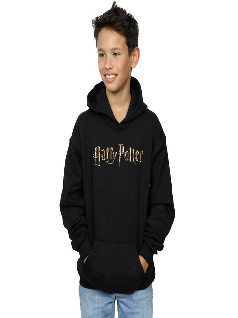 Harry Potter - Sweat à capuche Noir - Kiabi