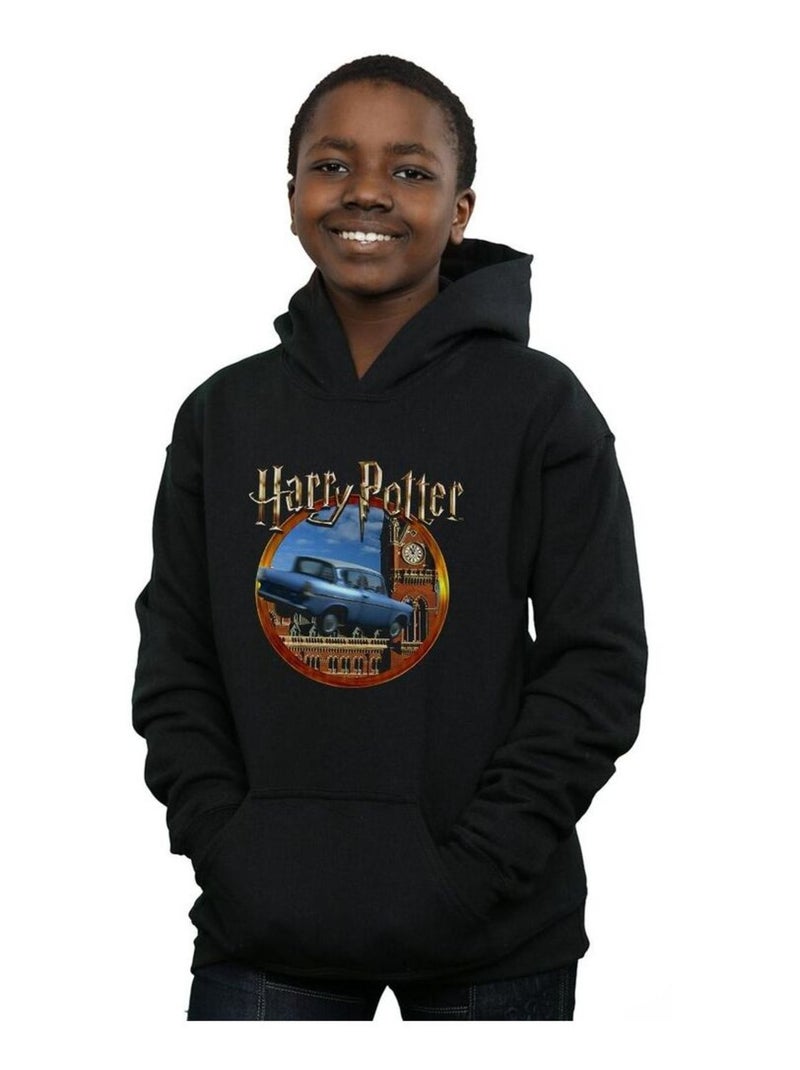 Harry Potter - Sweat à capuche Noir - Kiabi