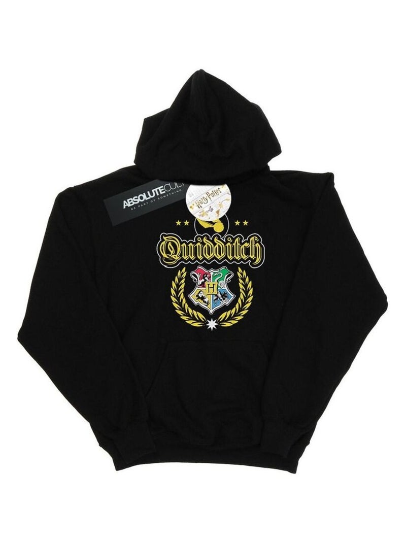 Harry Potter - Sweat à capuche QUIDDITCH Noir - Kiabi