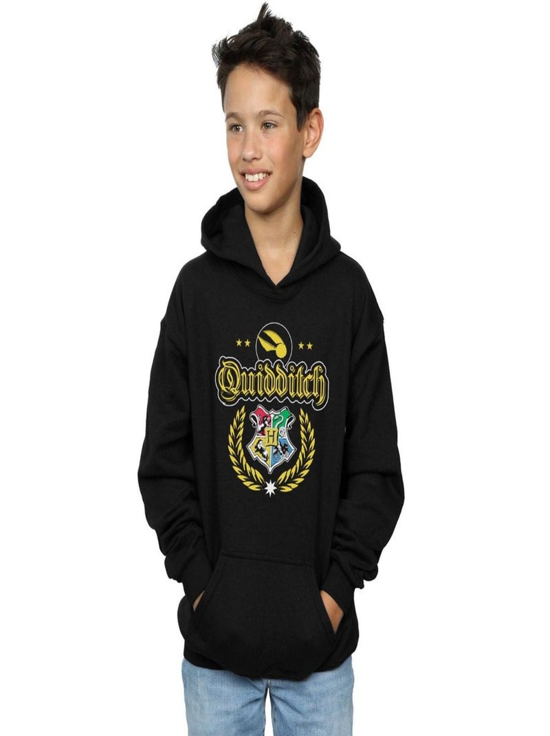 Harry Potter - Sweat à capuche QUIDDITCH Noir - Kiabi