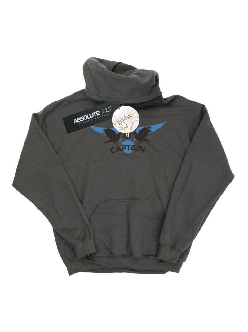 Harry Potter - Sweat à capuche RAVENCLAW Gris Noir - Kiabi