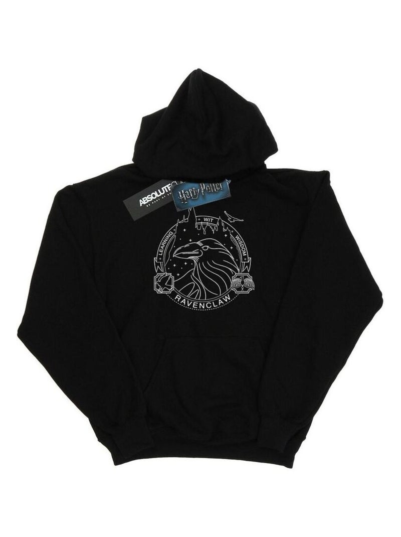 Harry Potter - Sweat à capuche RAVENCLAW Noir - Kiabi
