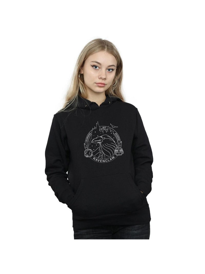 Harry Potter - Sweat à capuche RAVENCLAW Noir - Kiabi
