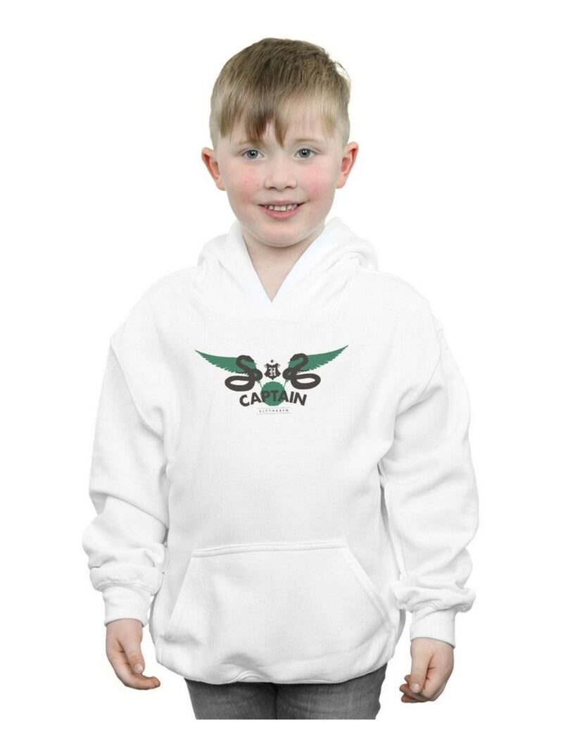 Harry Potter - Sweat à capuche SLYTHERIN Blanc - Kiabi