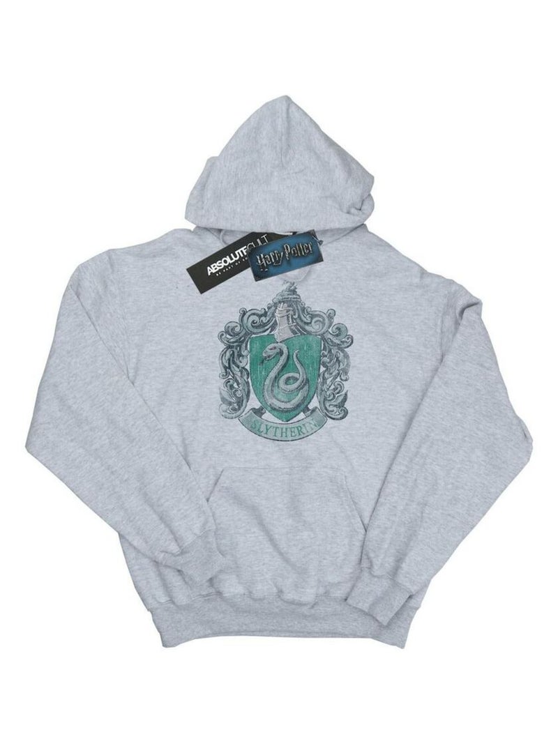 Harry Potter - Sweat à capuche SLYTHERIN Gris chiné - Kiabi