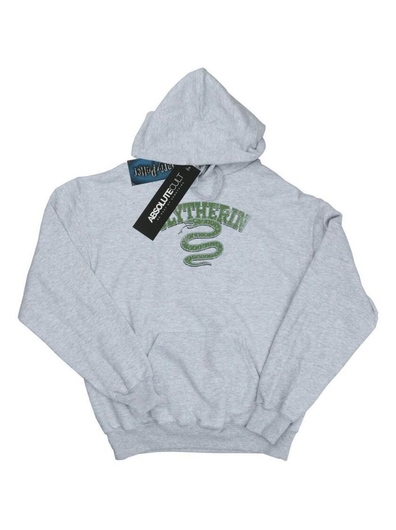 Harry Potter - Sweat à capuche SLYTHERIN Gris chiné - Kiabi
