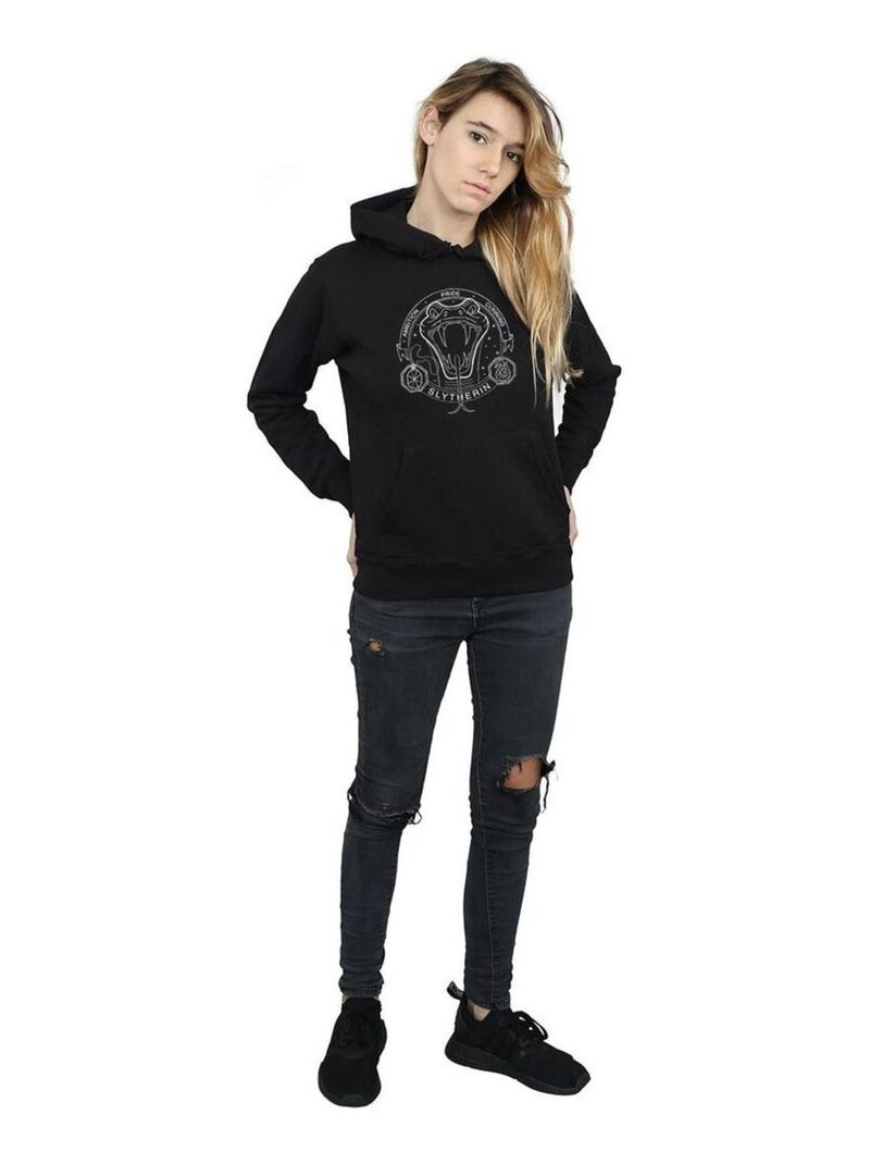 Harry Potter - Sweat à capuche SLYTHERIN Noir - Kiabi