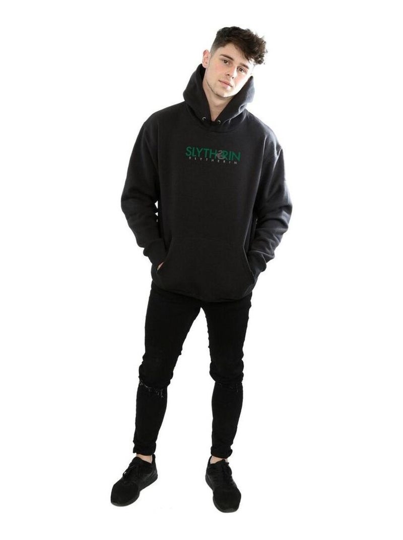 Harry Potter - Sweat à capuche SLYTHERIN Noir - Kiabi