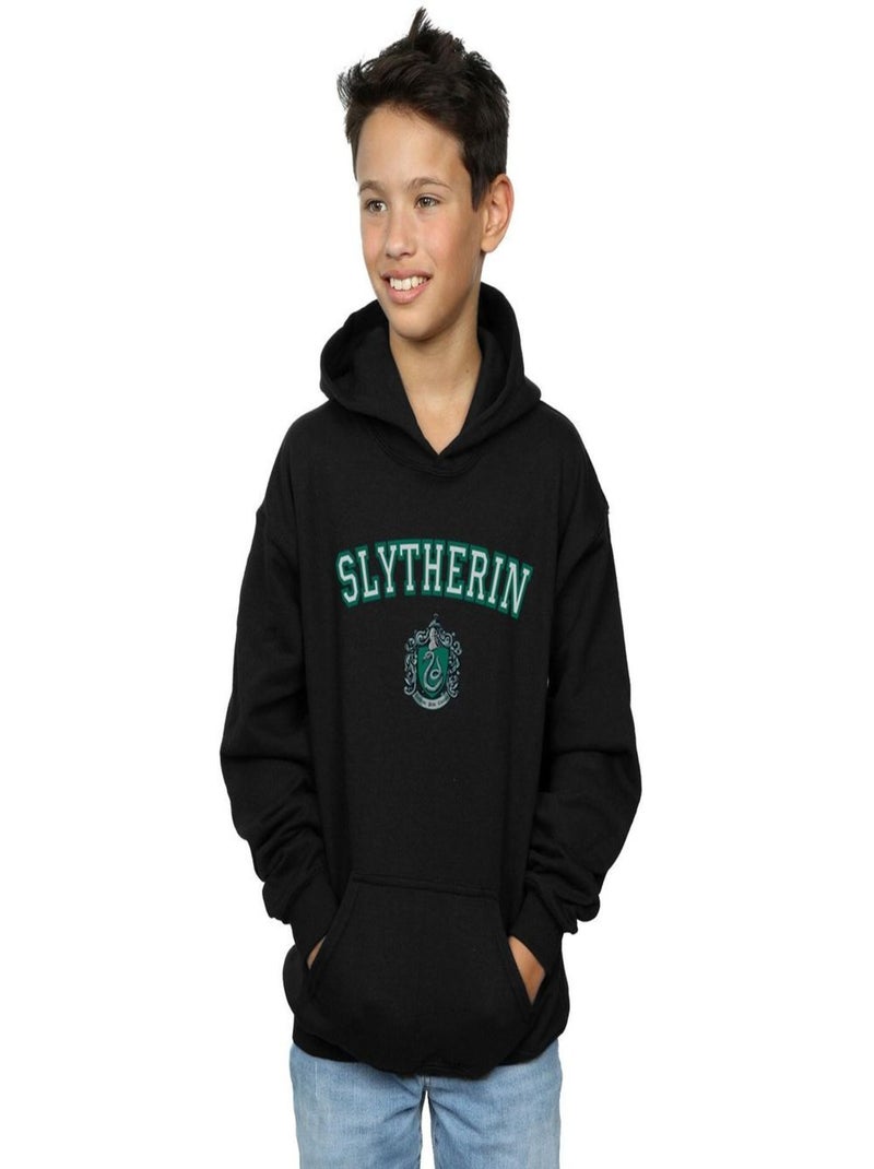 Harry Potter - Sweat à capuche SLYTHERIN Noir - Kiabi