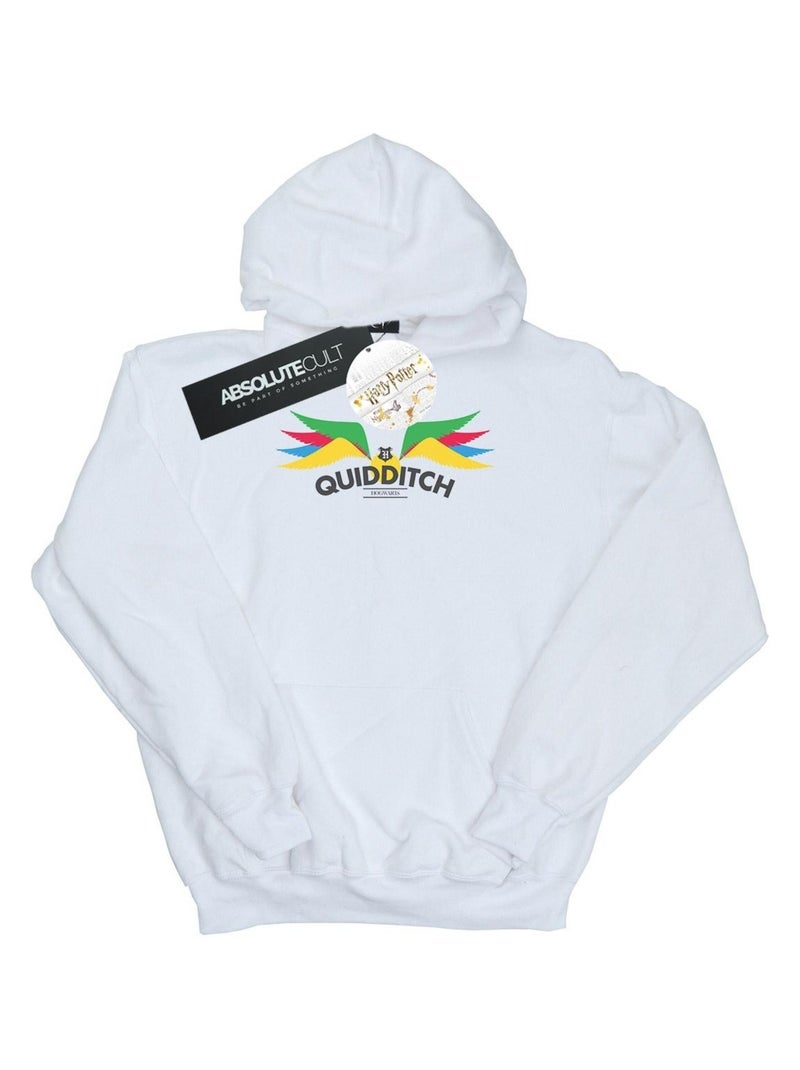 Harry Potter - Sweat à capuche SNITCH Blanc - Kiabi