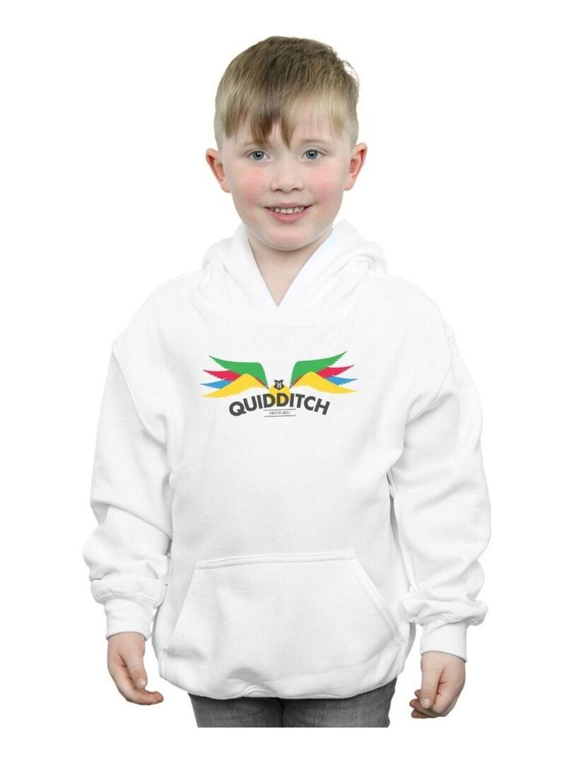 Harry Potter - Sweat à capuche SNITCH Blanc - Kiabi