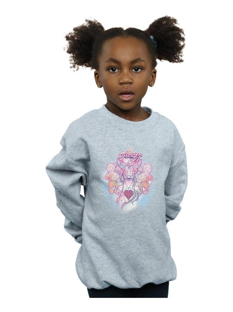 Harry Potter - Sweat ALWAYS Gris chiné - Kiabi