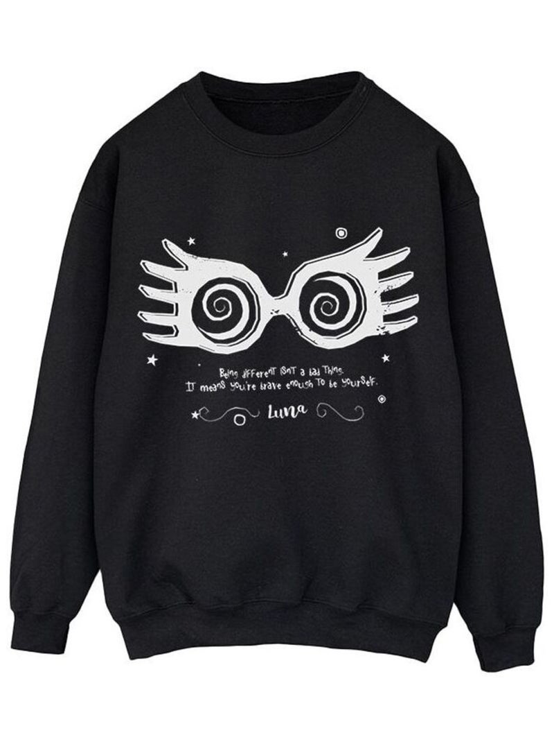 Harry Potter - Sweat BEING DIFFERENT Noir - Kiabi