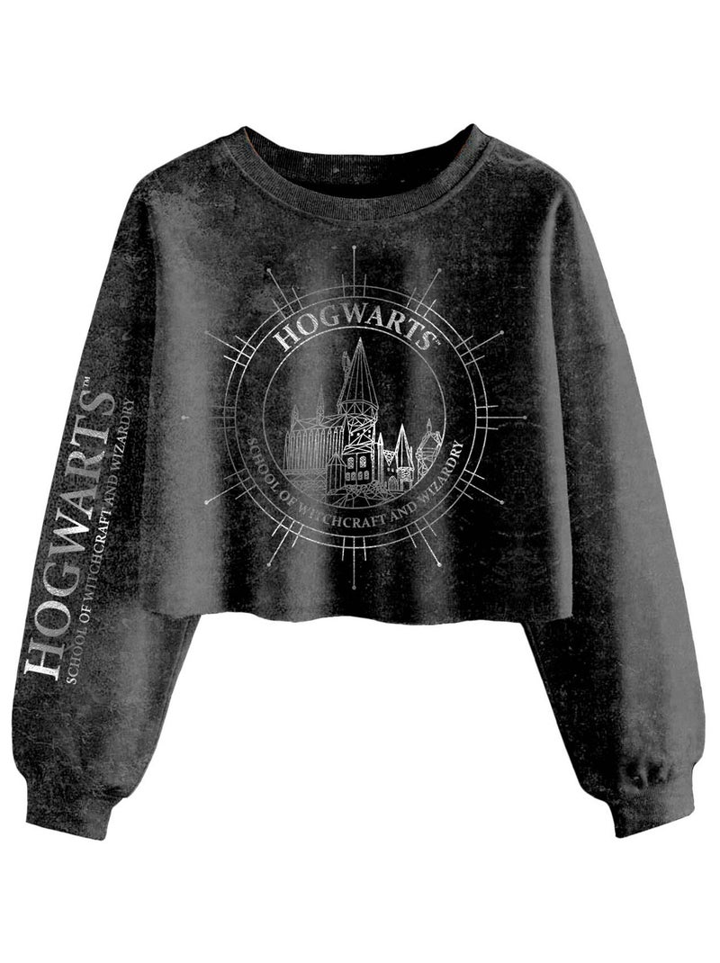 Harry Potter - Sweat court HOGWARTS CONSTELLATION Noir - Kiabi