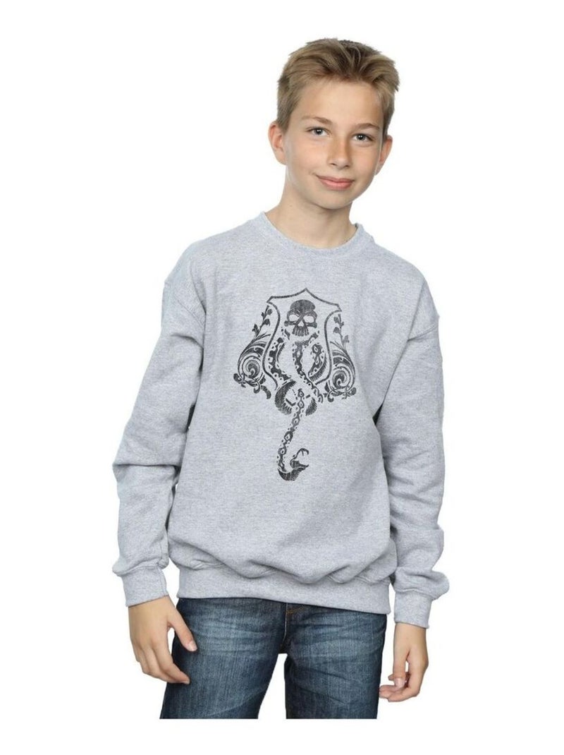 Harry Potter - Sweat Gris chiné - Kiabi