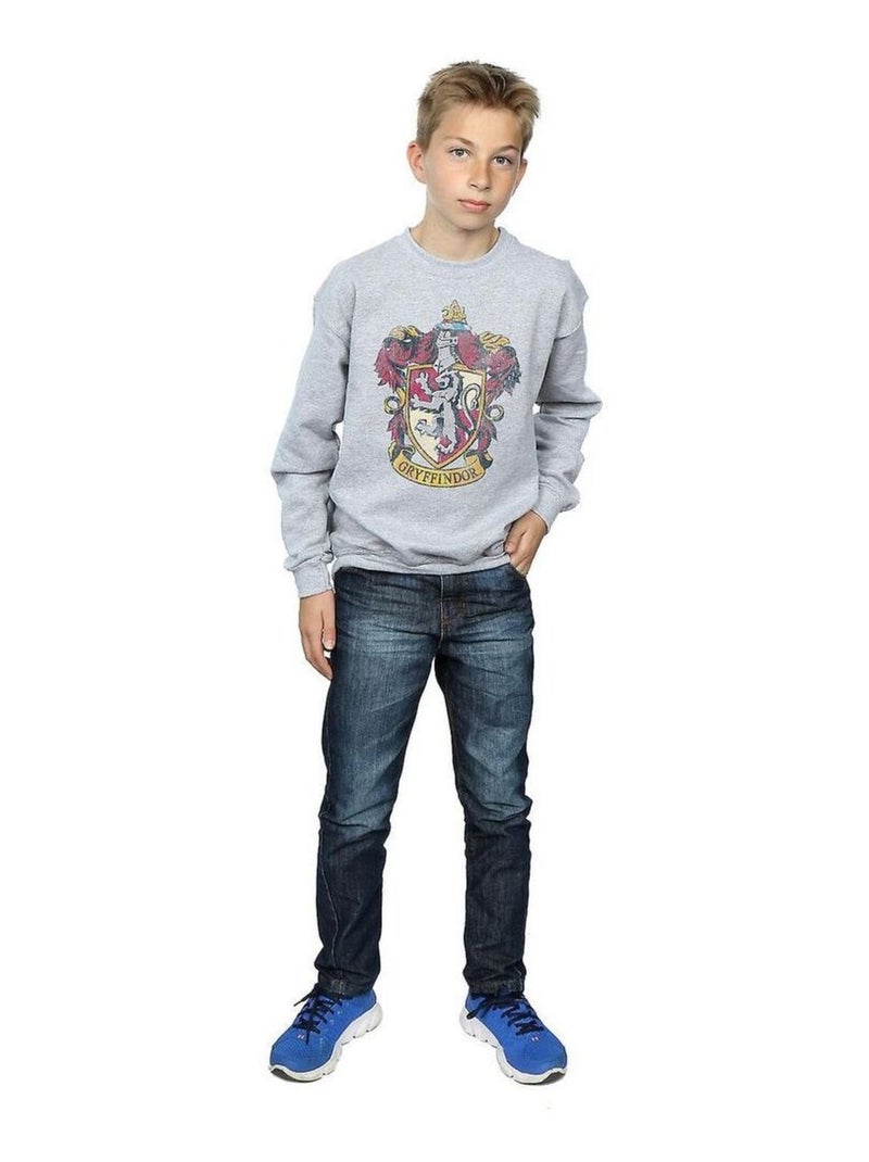 Harry Potter - Sweat Gris chiné - Kiabi
