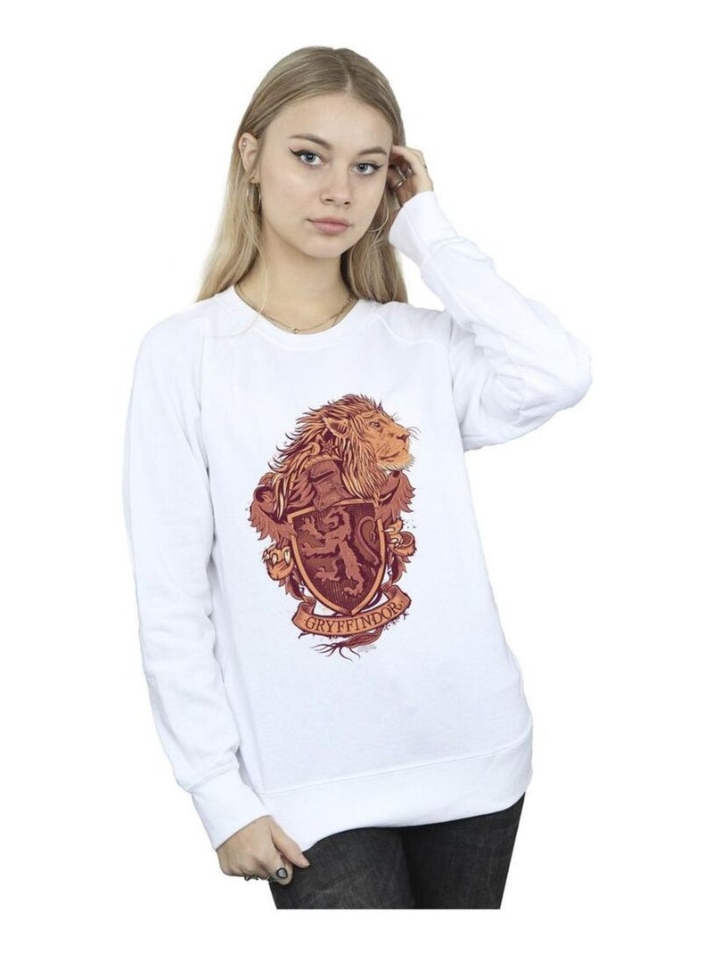 Harry Potter - Sweat GRYFFINDOR Blanc - Kiabi