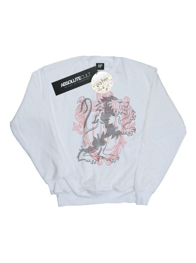 Harry Potter - Sweat GRYFFINDOR Blanc - Kiabi