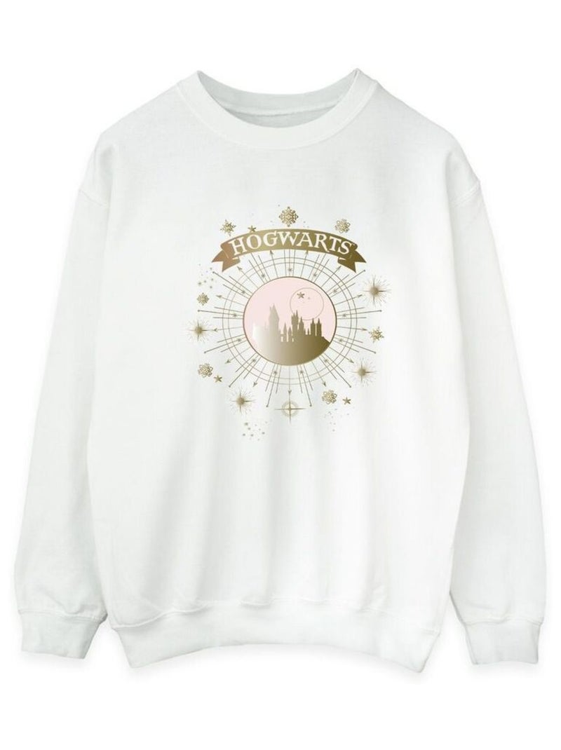 Harry Potter - Sweat HOGWARTS Blanc - Kiabi