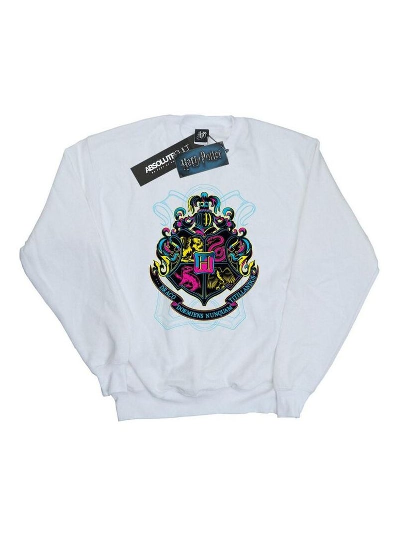 Harry Potter - Sweat HOGWARTS Blanc - Kiabi