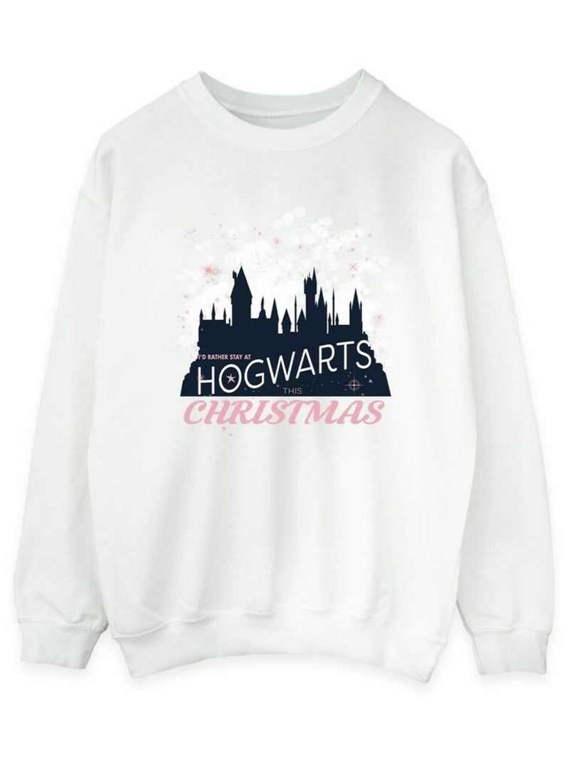 Harry Potter - Sweat HOGWARTS Blanc - Kiabi