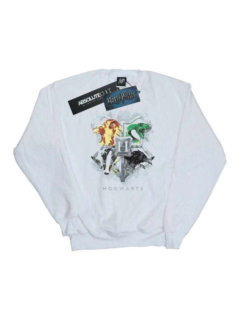 Harry Potter - Sweat HOGWARTS Blanc - Kiabi