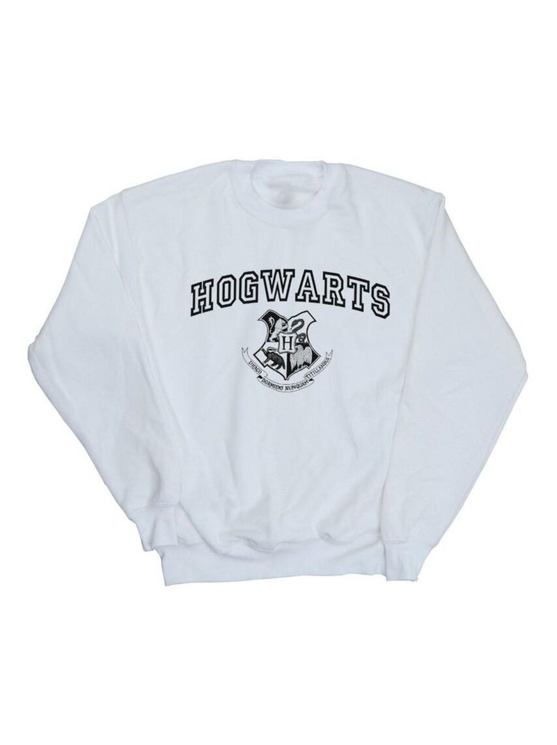 Harry Potter - Sweat HOGWARTS Blanc - Kiabi