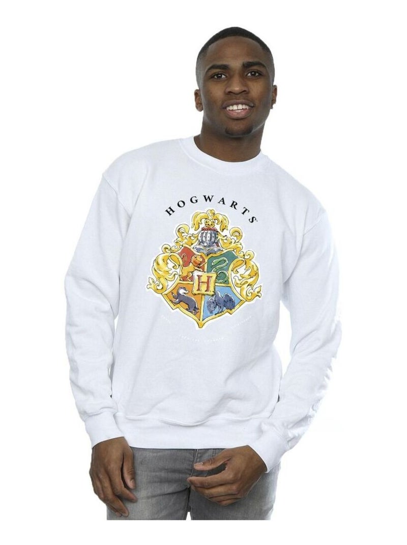 Harry Potter - Sweat HOGWARTS Blanc - Kiabi