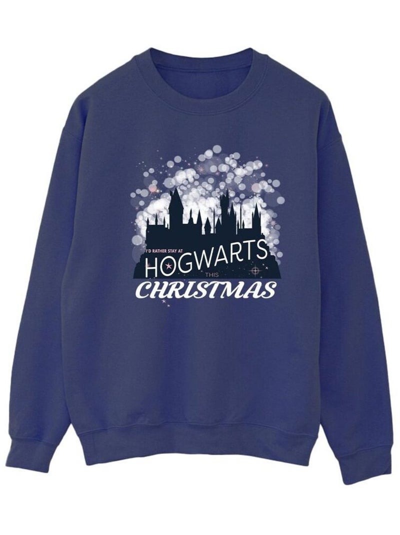 Harry Potter - Sweat HOGWARTS Bleu marine - Kiabi