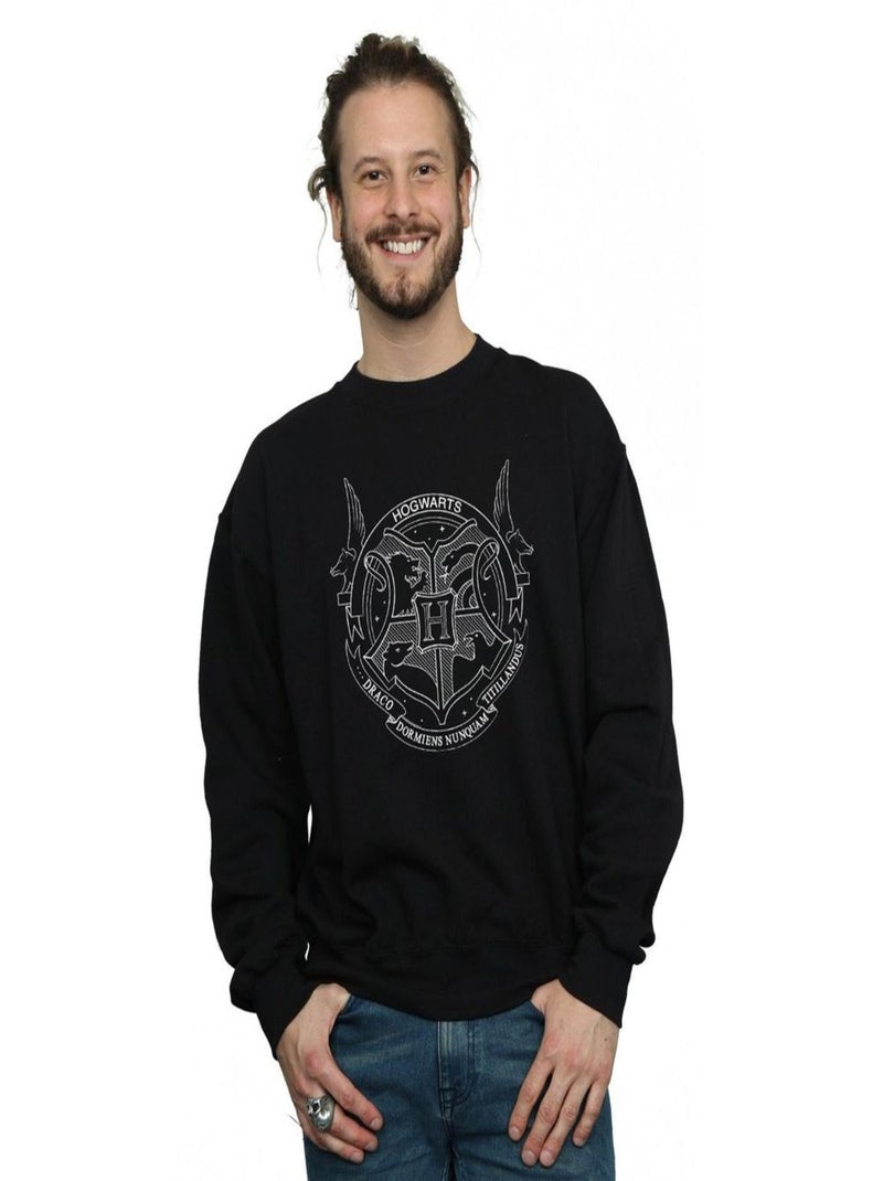 Harry Potter - Sweat HOGWARTS Noir - Kiabi